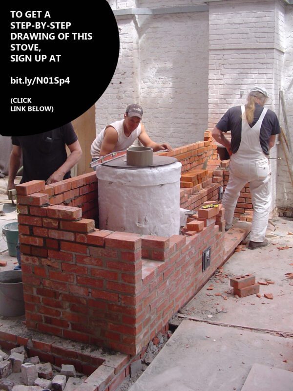 Zduńskie piece rakietowe do ogrzewania pomieszczeń - Model 08