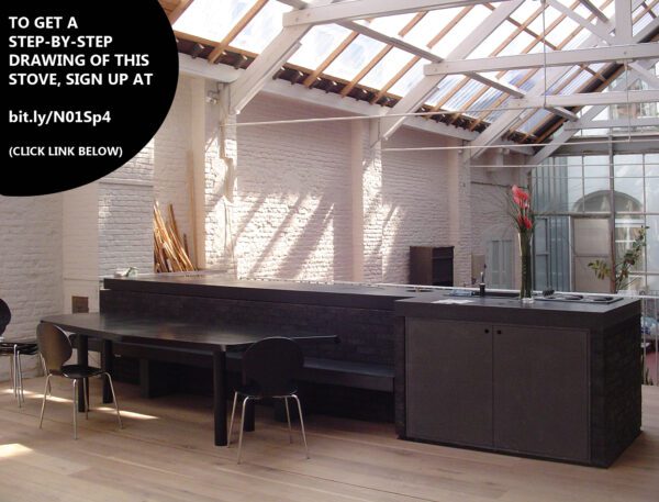 Zduńskie piece rakietowe do ogrzewania pomieszczeń - Model 08